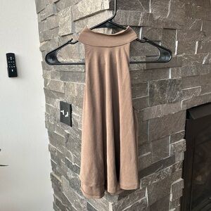 Lush Halter Mock Neck Tank Top